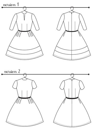 Graceful Dress Pattern