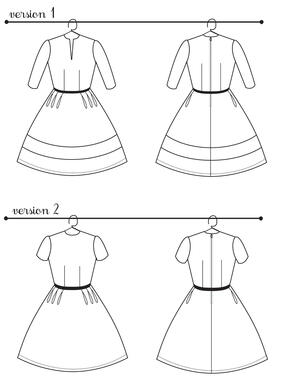 Graceful Dress Pattern