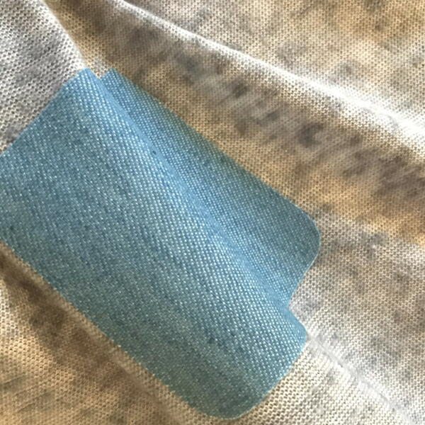 Ironed Patch on Fabric