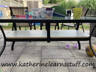 Outdoor Storage – Diy Patio Table Shelf