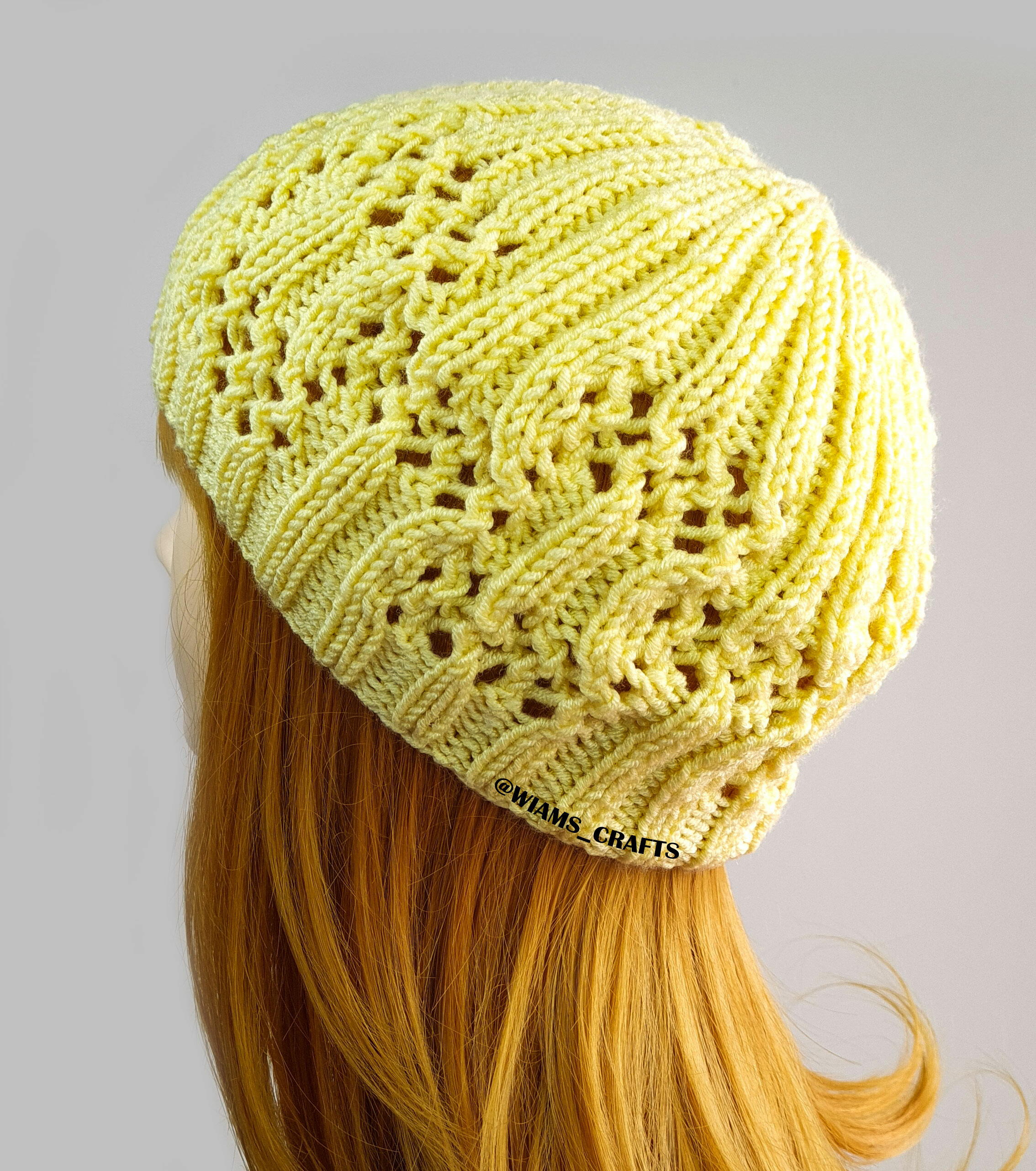 Auto Net Weave Net Weave Toque | AllFreeKnitting.com
