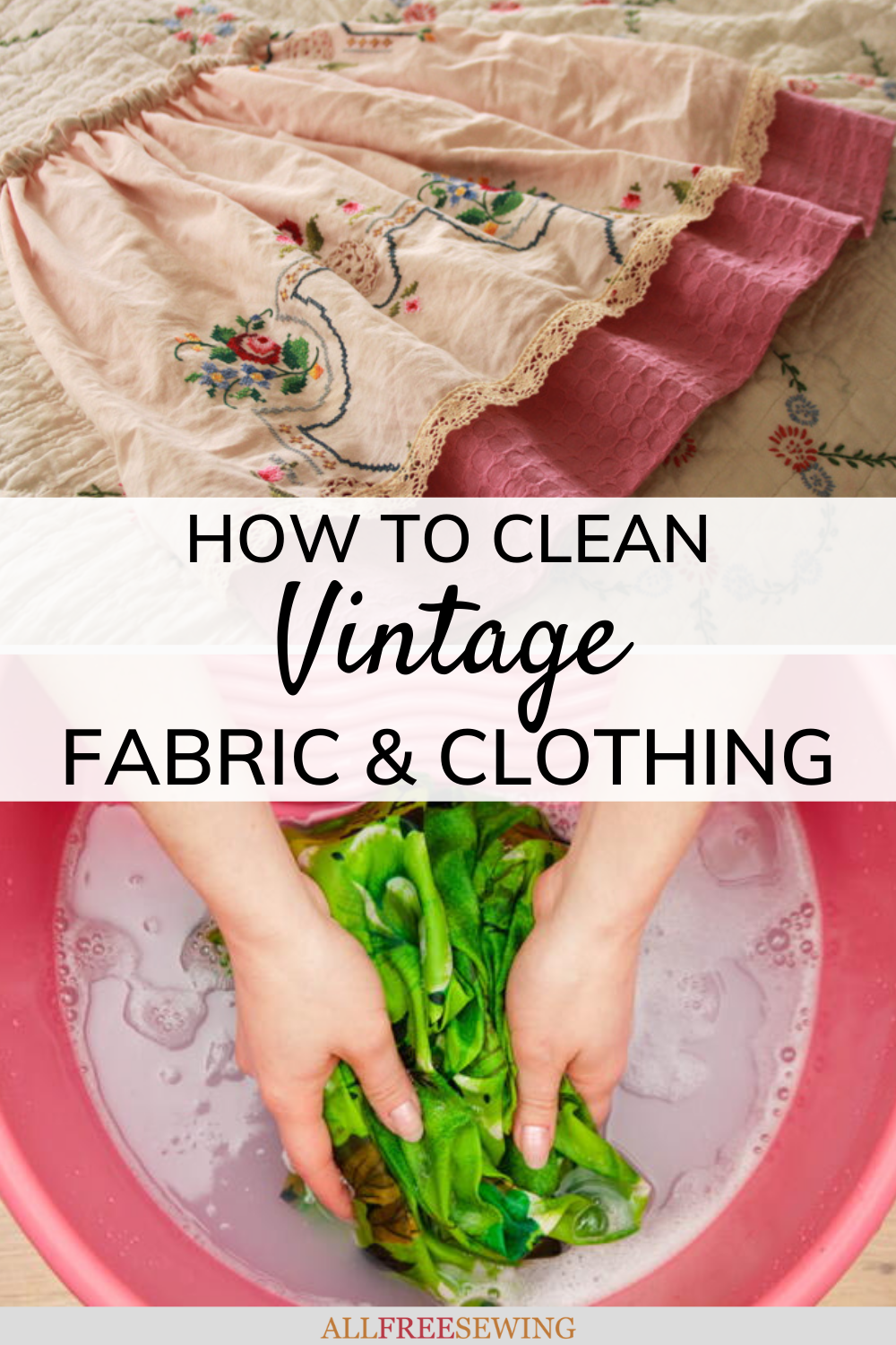 How to Clean Vintage Fabric and Clothing