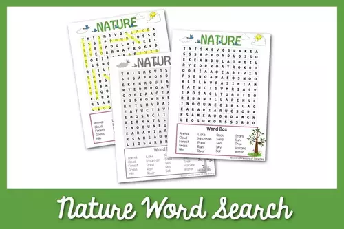 The Best Free Nature Word Search