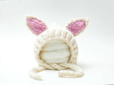 Bunny Ears Pixie Bonnet Baby Children Easter