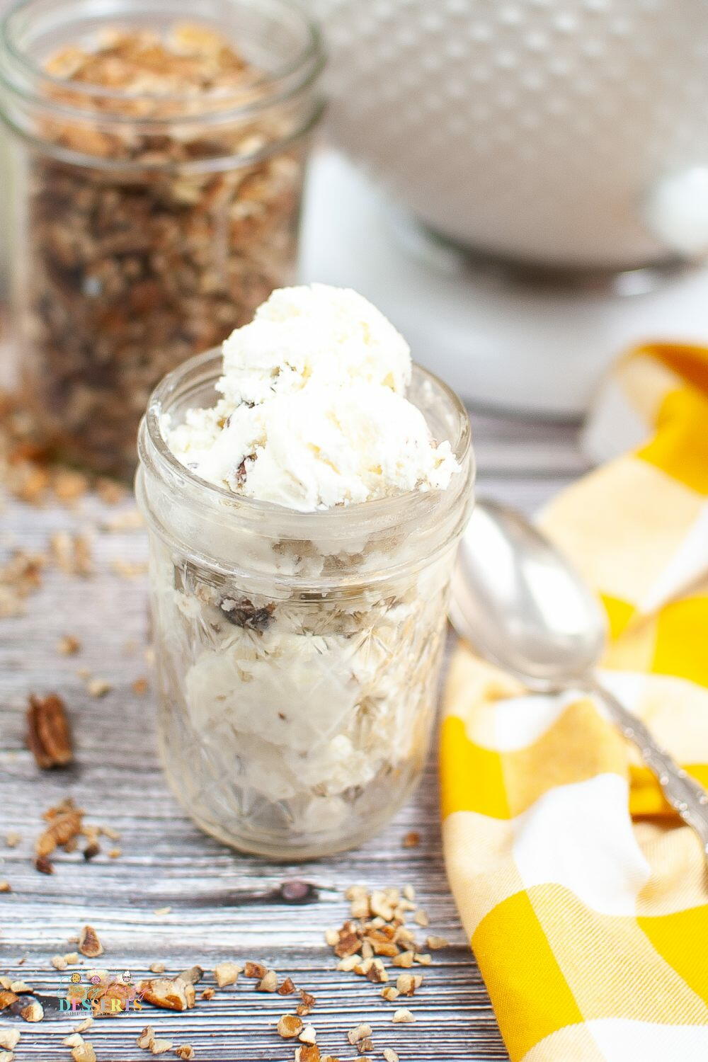 Butter Pecan Ice Cream | TheBestDessertRecipes.com