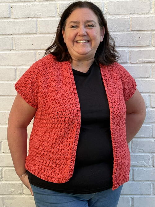 Easy Textured Crochet Cardigan - The Suzette Stitch Make