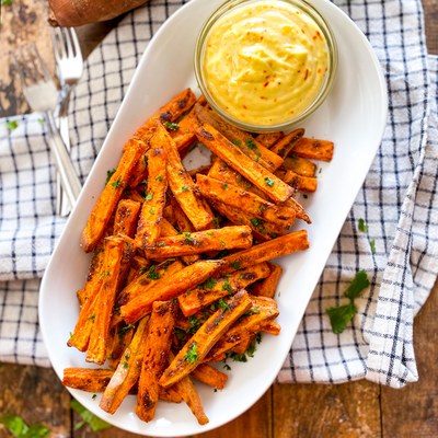The Secret To Crispy Baked Sweet Potato Fries | Say Goodbye To Limp & Soggy Fries