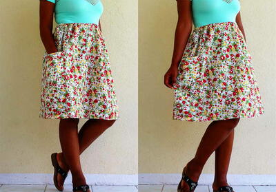Cute Gathered Skirt Tutorial