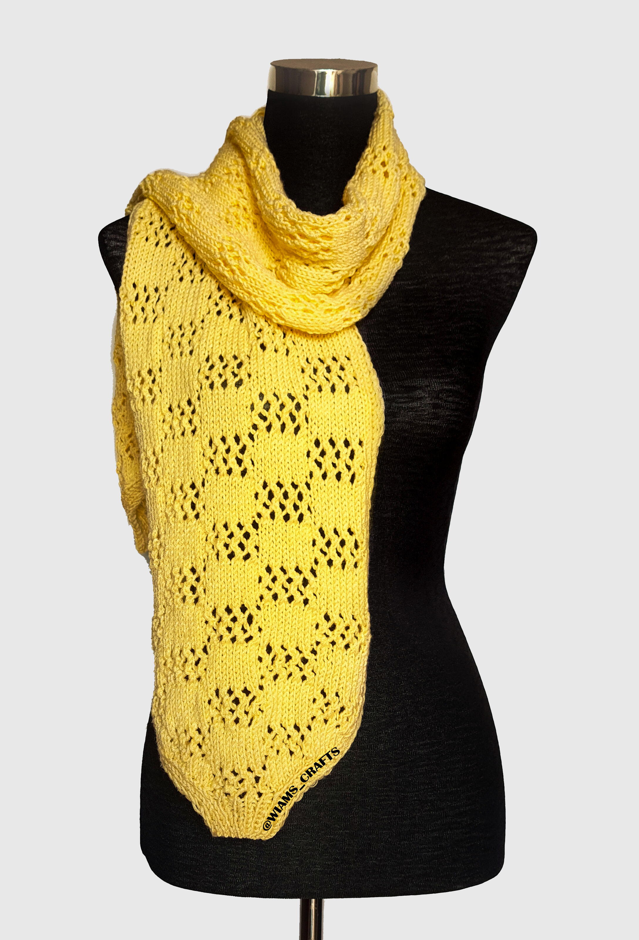 Auto Net Weave Net Weave Scarf | FaveCrafts.com