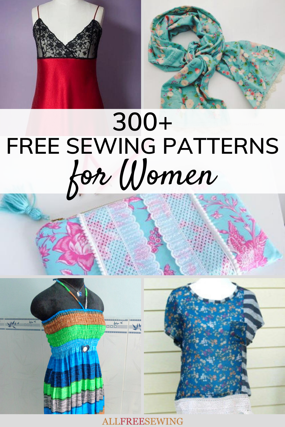 300+ Free Sewing Patterns for Women