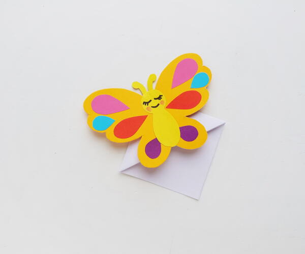 Paper Butterfly Corner Bookmark