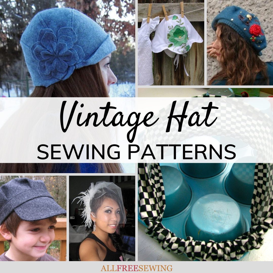 23 Vintage Hat Sewing Patterns (+ Headbands and Veils