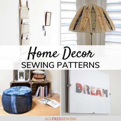 30+ Home Decor Sewing Patterns (Free)