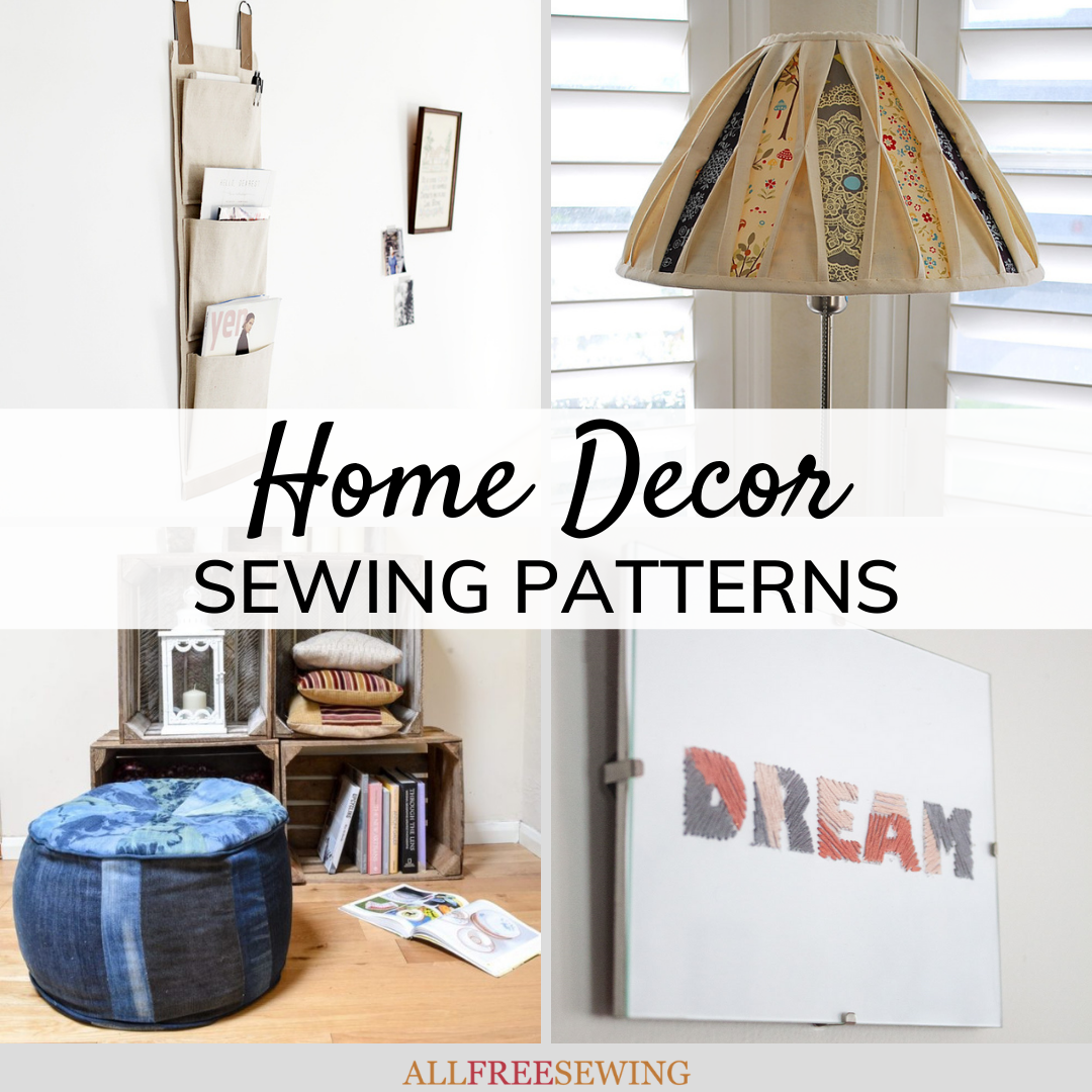 30+ Home Decor Sewing Patterns (Free) | AllFreeSewing.com