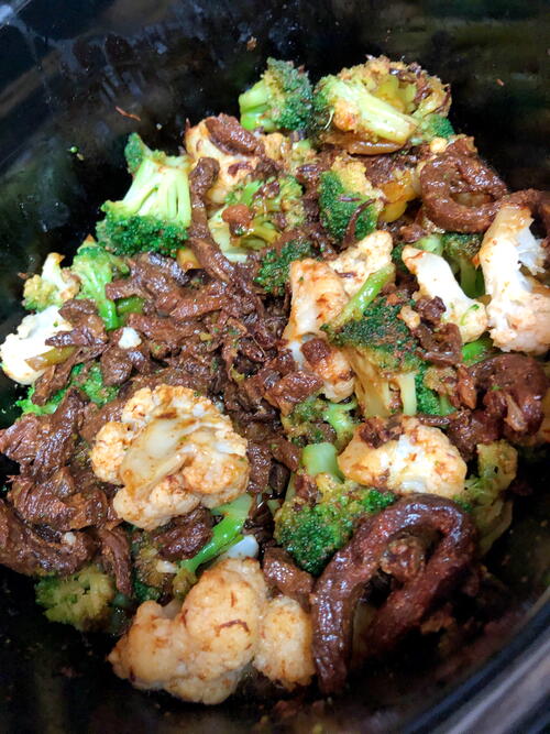 Easy Slow Cooker Teriyaki Beef And Vegetables Recipe