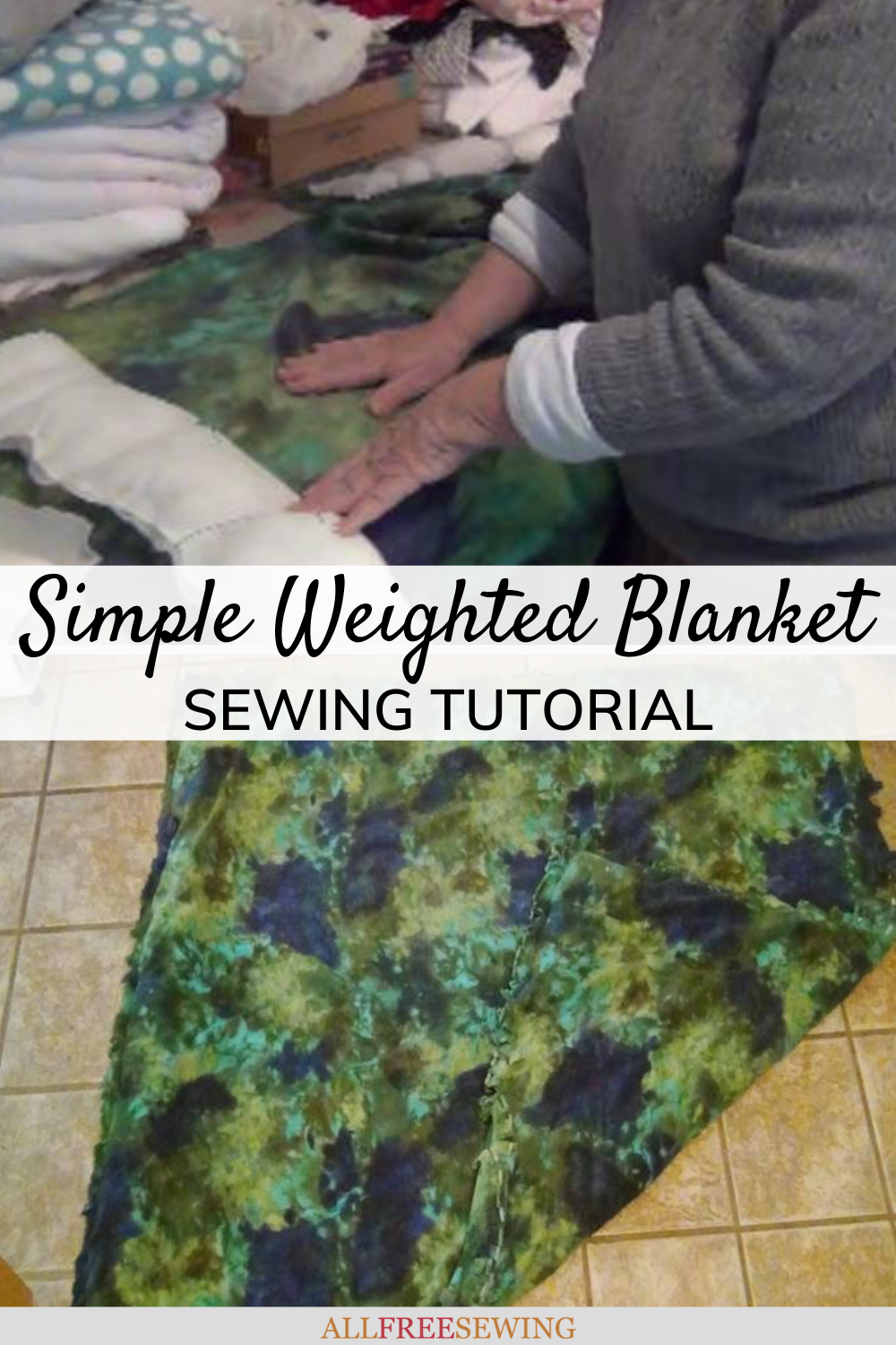 Simple DIY Weighted Blanket Tutorial AllFreeSewing