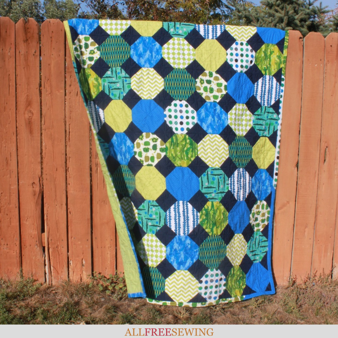 Snowball Quilt Block Printable Post
