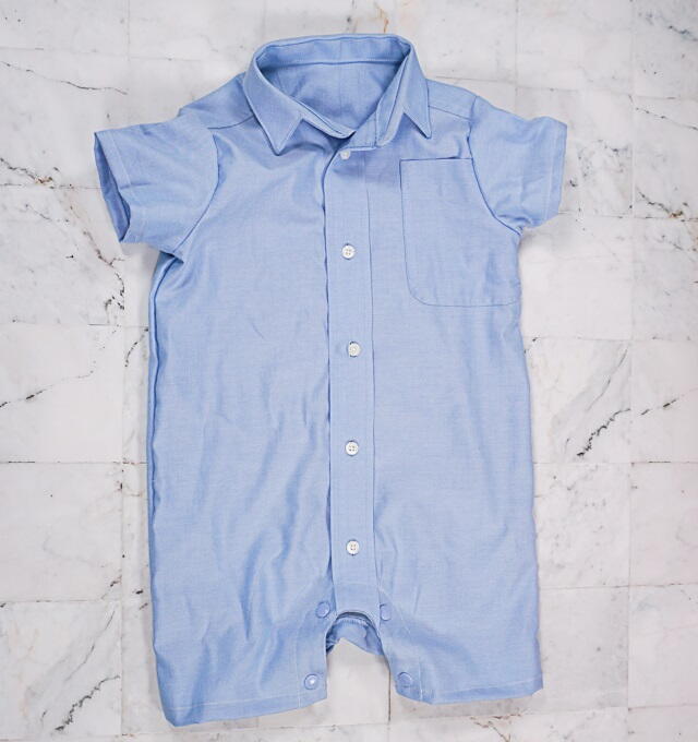 Turn a Mens Shirt into a Baby Romper