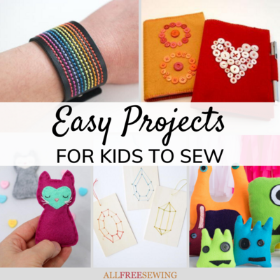 26+ Easy Projects for Kids to Sew