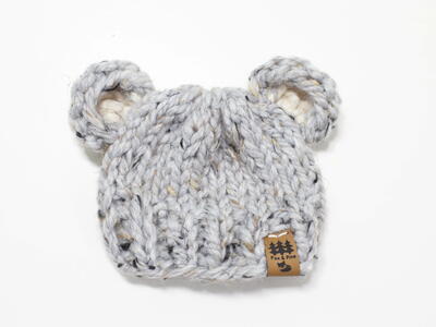Two Tone Bear Ears Hat Toque Baby Children