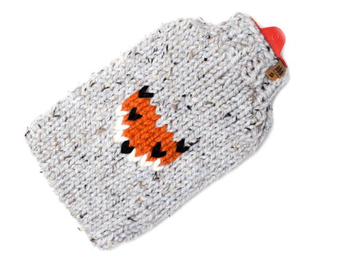 Fox Hot Water Bottle Cover Sweater