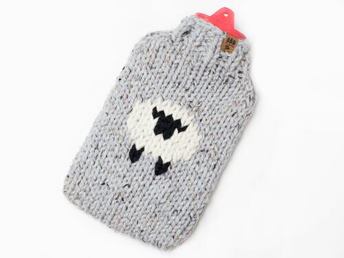 Sheep Hot Water Bottle Cover Sleeve Sweater