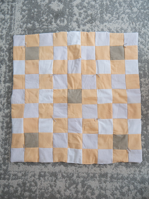 Quilted Playmat Made With Naturally Dyed Scraps