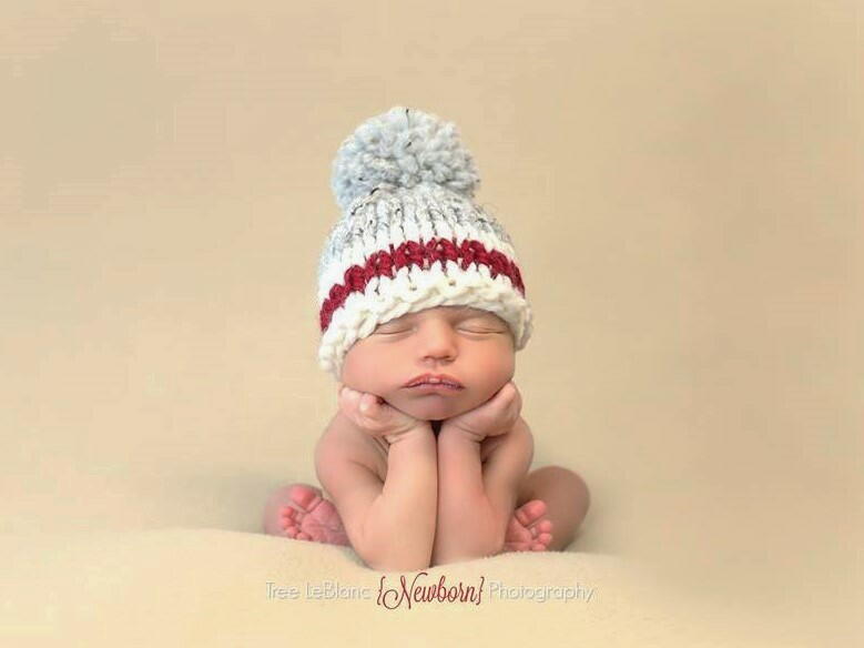 Roots Work Sock Stripe Monkey Hat Toque | AllFreeKnitting.com