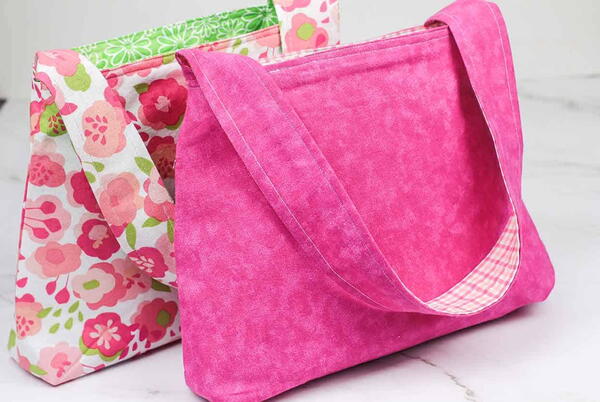 Easy Sew Reversible Tote For Kids