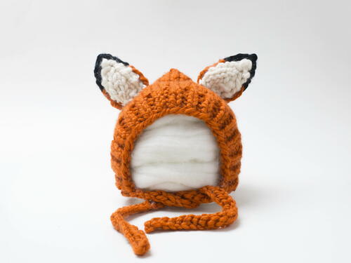 Fox Ears Pixie Bonnet Hat Toque Baby Children 