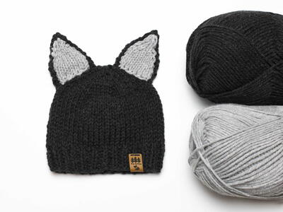 Cat Ears Hat Toque Beanie Baby Children Halloween