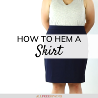 How to Hem a Skirt (Sewing Video Lessons)