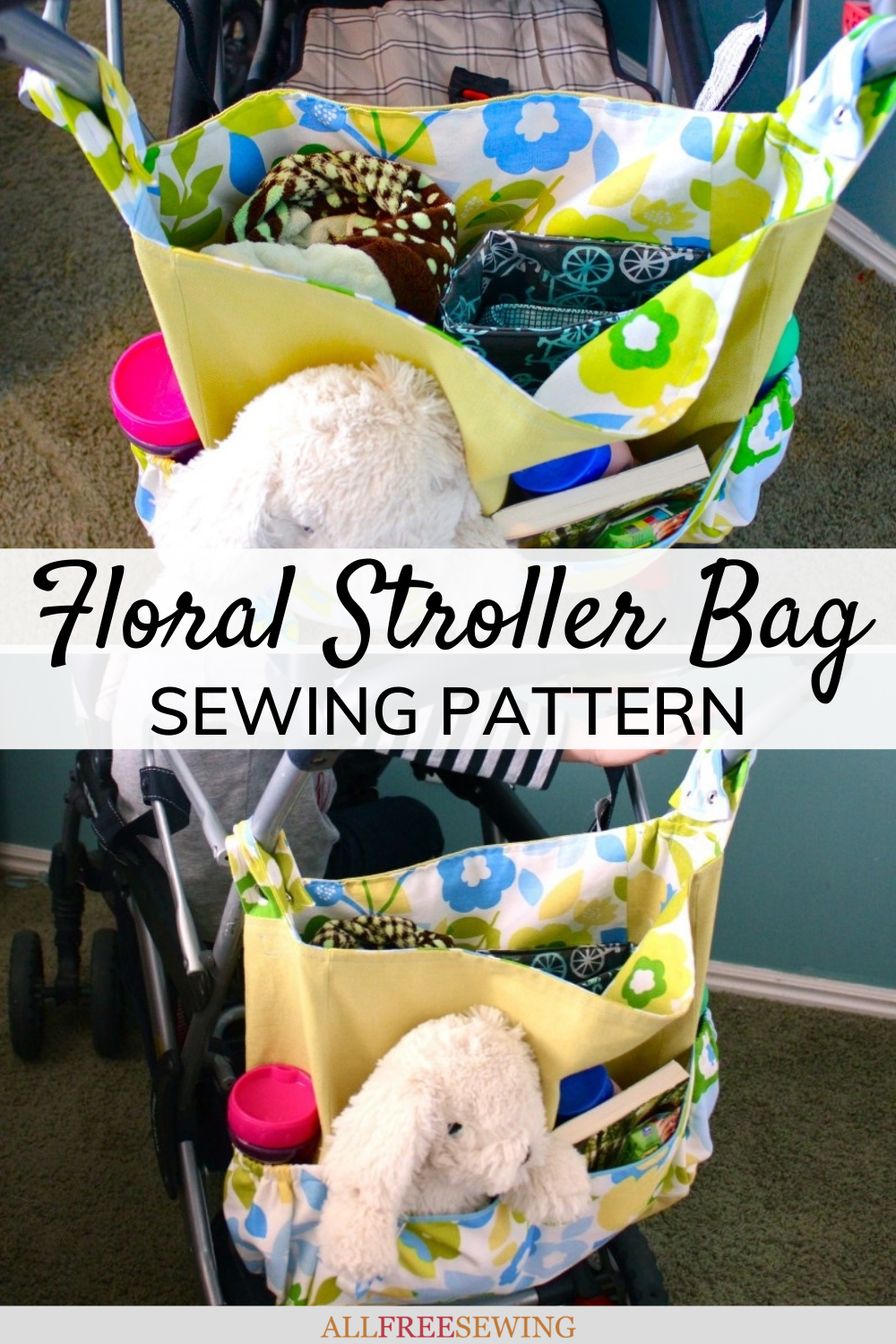 Floral Stroller Bag Pattern Free AllFreeSewing