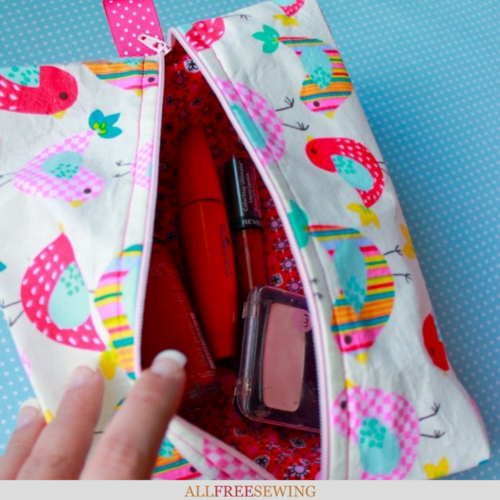 Boxy Cosmetic Bag Tutorial
