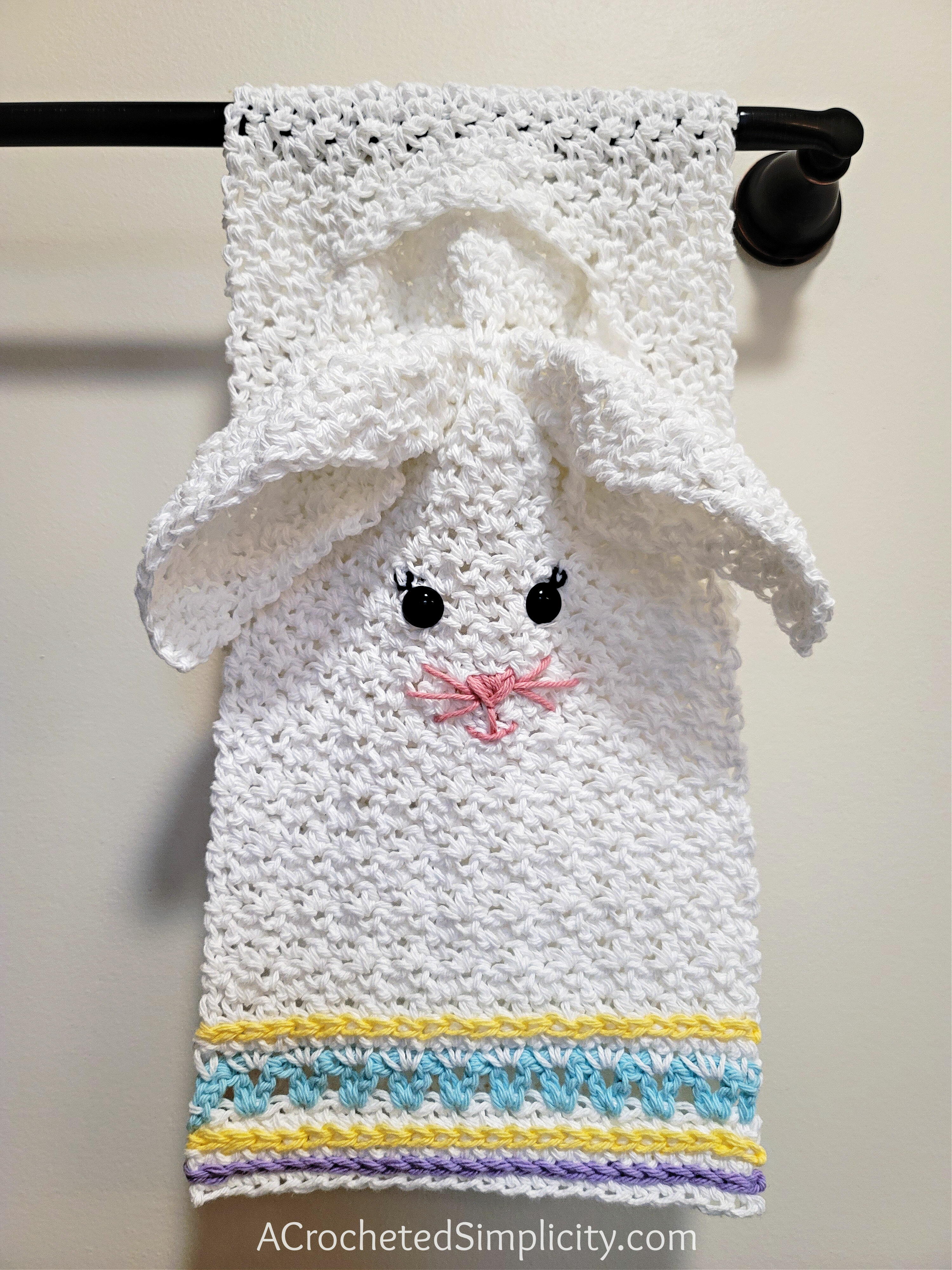 Snowman Kitchen Towel Crochet pattern by Jennifer Pionk