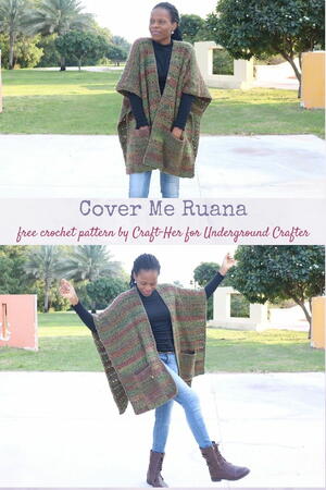Cover Me Ruana By Craft-her