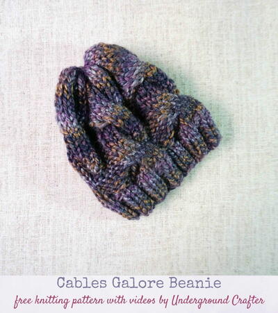 Cables Galore Beanie