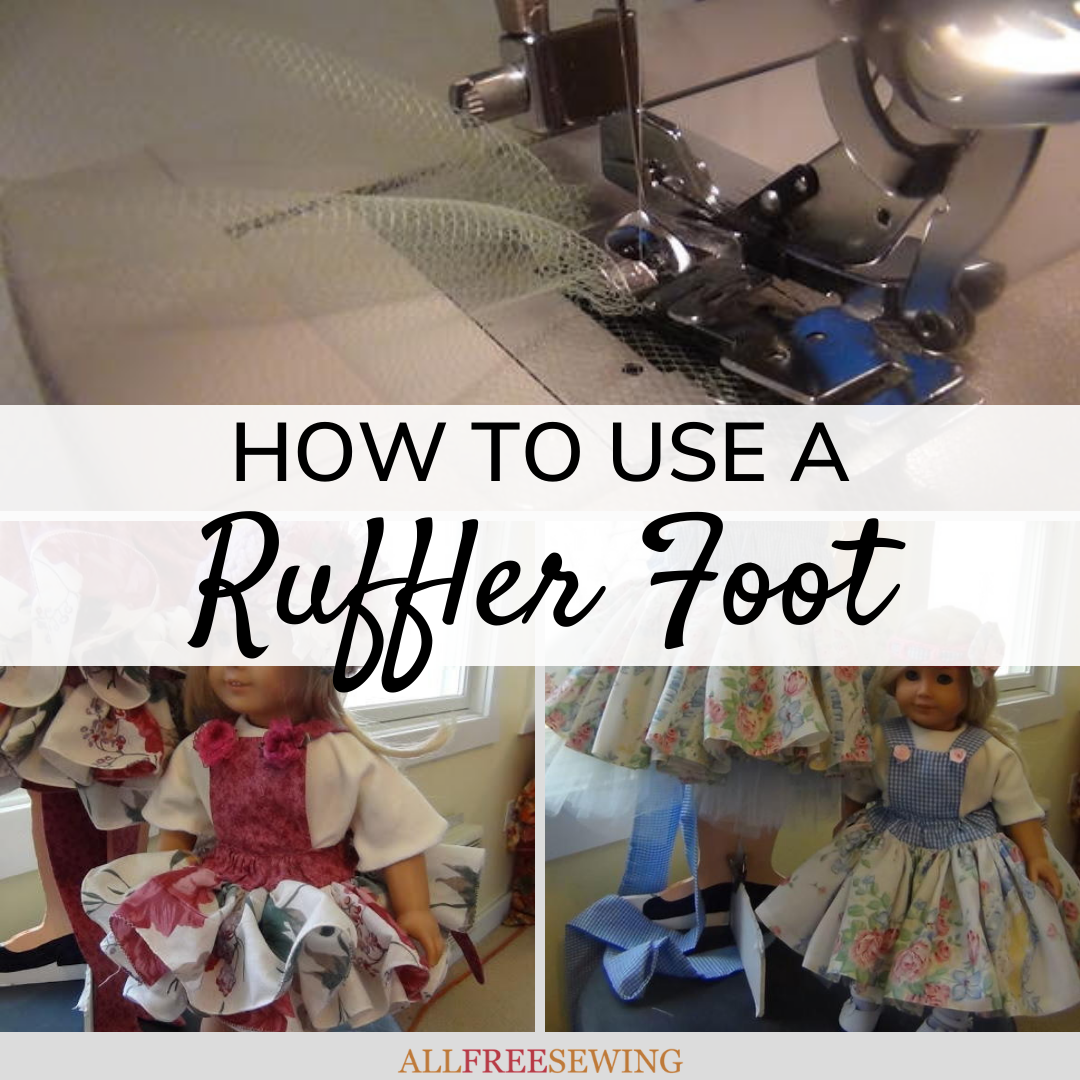 Using Inspira Ruffler Foot How to Use a Ruffler Foot to Sew Ruffles | AllFreeSewing.com