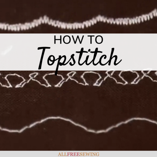 How to Topstitch