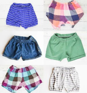 Free Baby Shorts Sewing Pattern