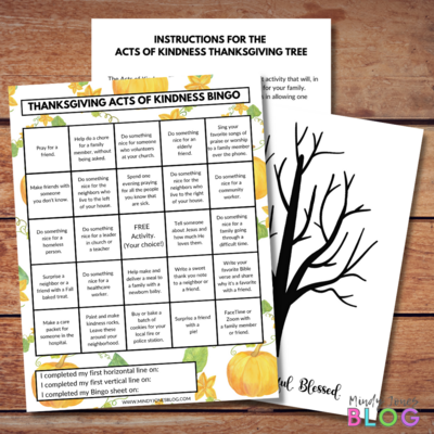 Beautiful Acts Of Kindness Tree Craft For Kids!