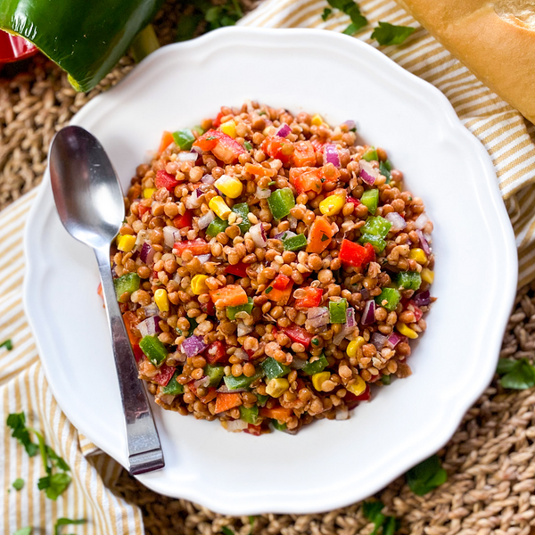 The Lentil Salad You Need In Your Life | Spanish Ensalada De Lentejas Recipe