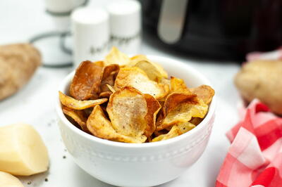 Homemade Air Fryer Potato Chips