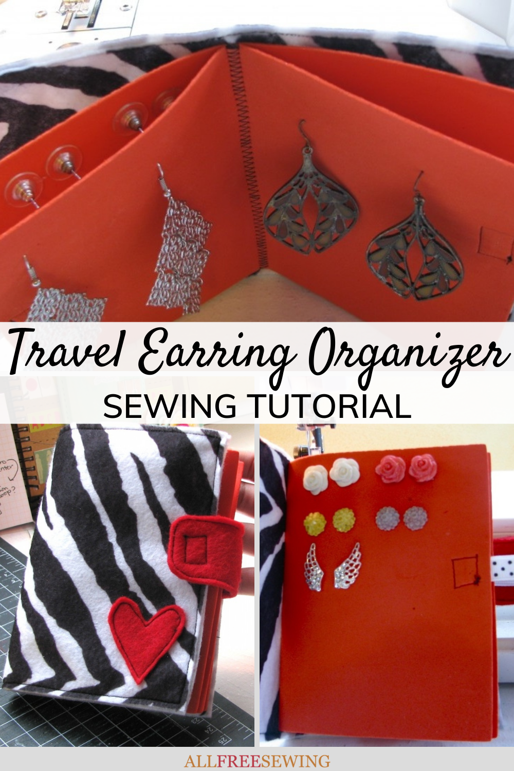 Travel Earring Organizer
