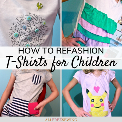 How to Refashion T-Shirts for Children (3+ Ways)