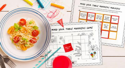 Free Printable Placemats To Teach Table Manners