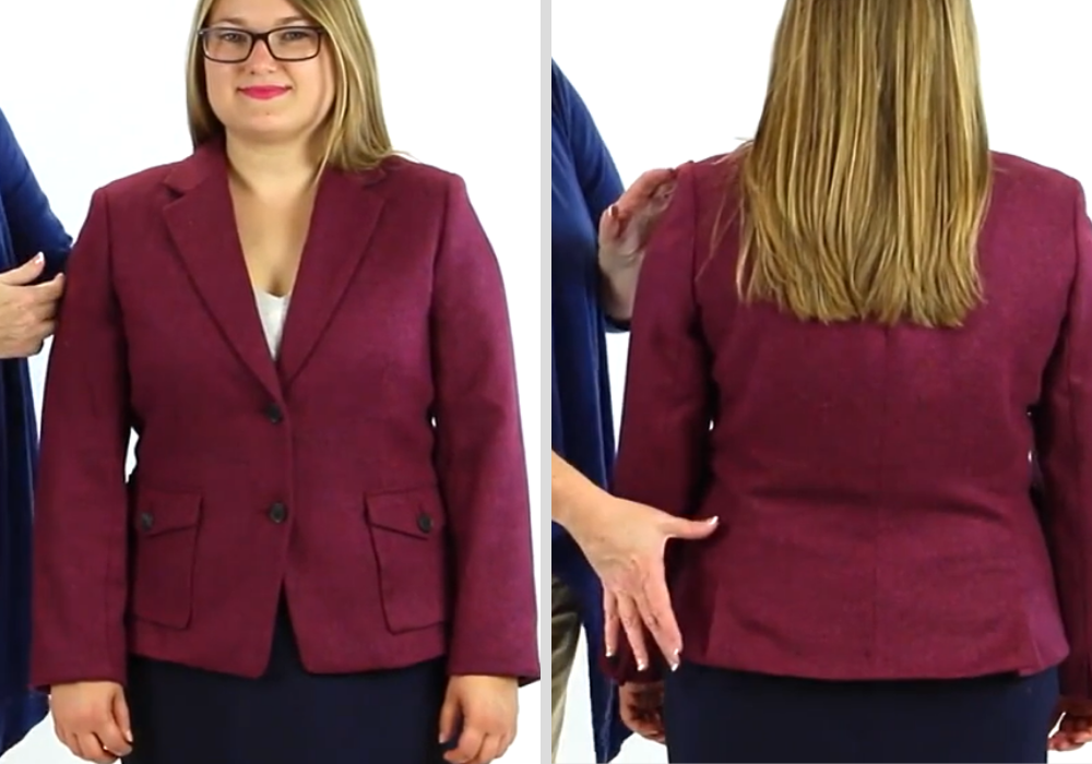Sewing Alteration Series: Altered Suit Jacket Reveal | AllFreeSewing.com