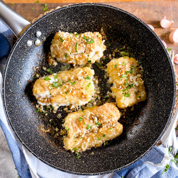 Spanish Vinegar & Garlic Cod