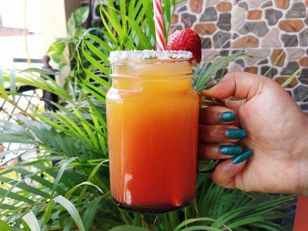 Sunrise Mocktail | Easy Mug Mocktail Recipe