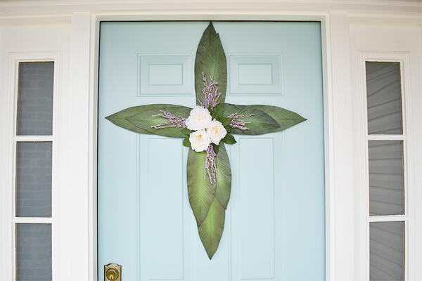 Cross Wreath For Easter